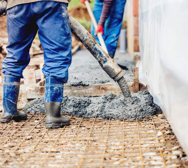 Travaux de fondations à Saint-Ouen-L’Aumône