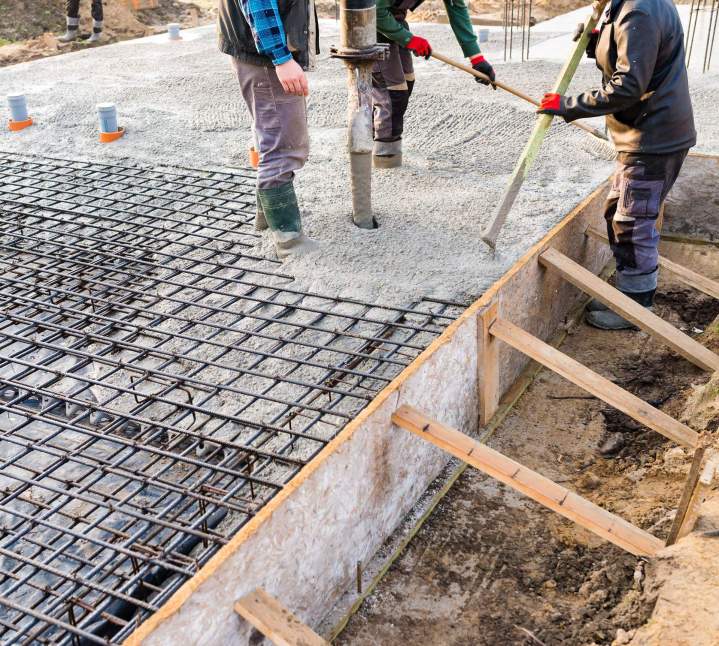 Mise en œuvre de fondations à Saint-Ouen-L’Aumône